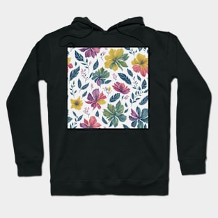 Spring Flower Seamless Pattern Mix Hoodie